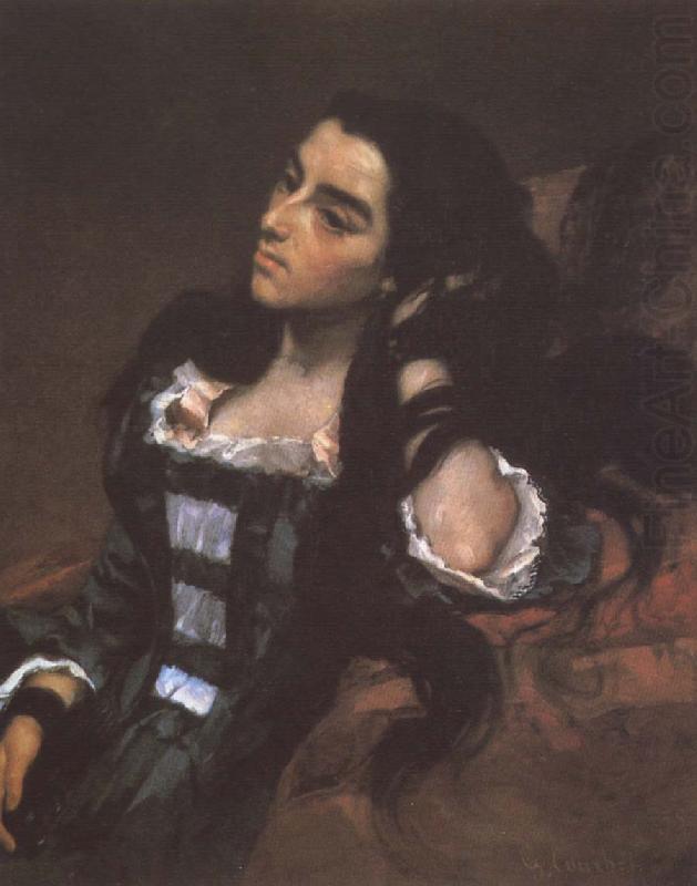 Gustave Courbet Portrait of Spanish china oil painting image